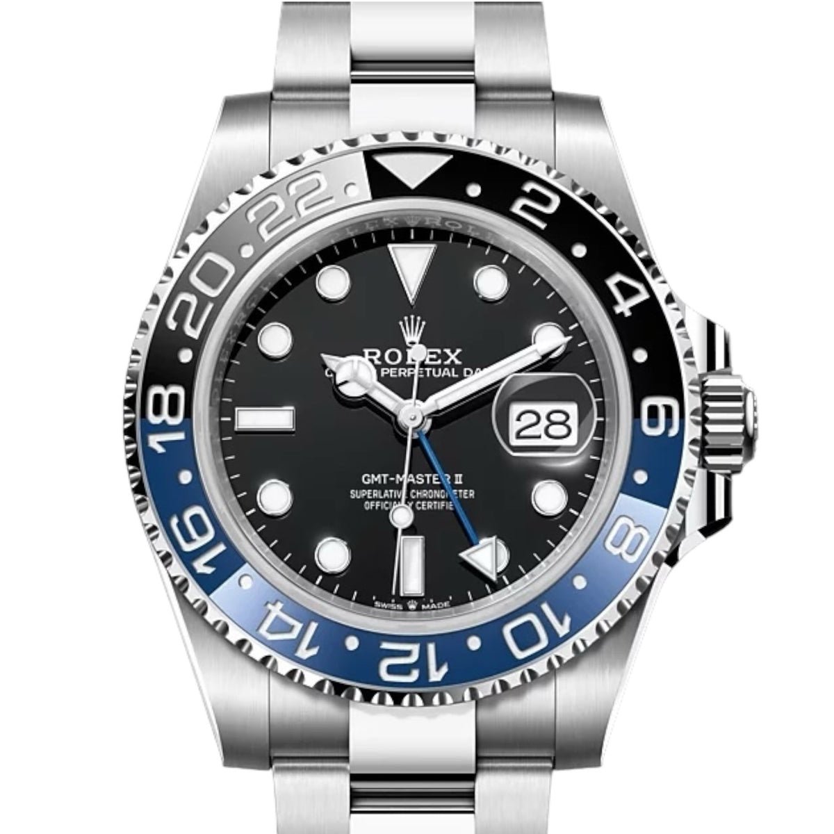 Rolex GMT-Master men's mirror watch, black dial – view 4