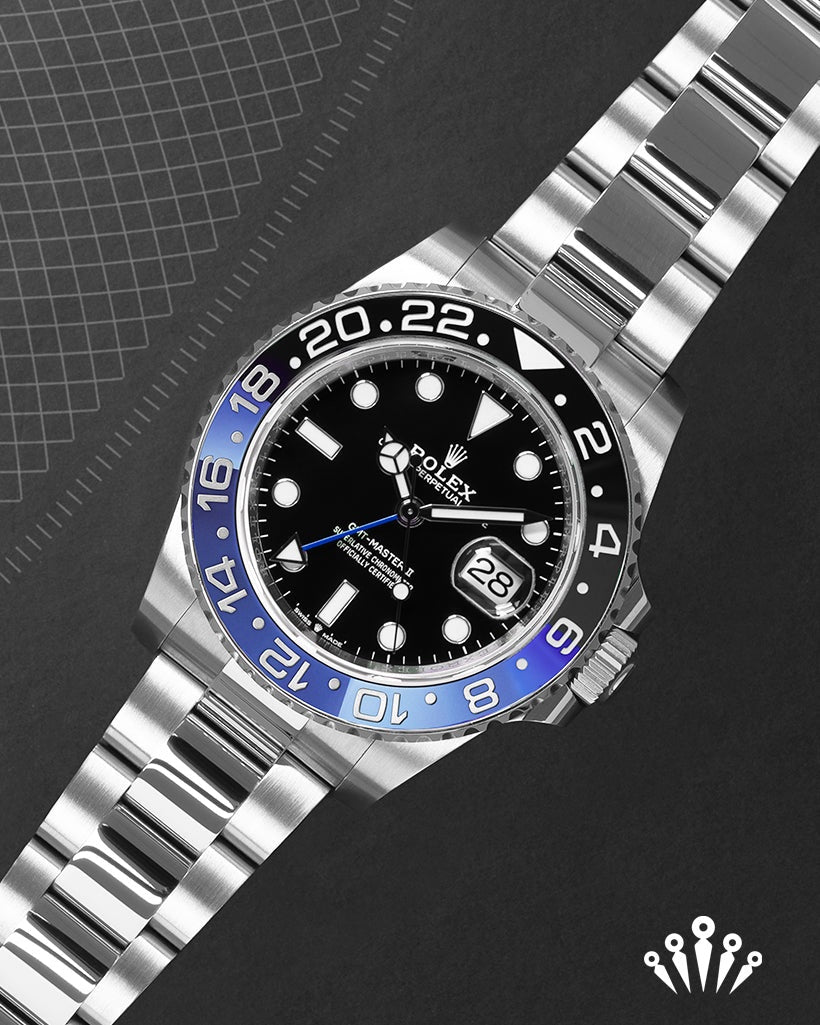 Rolex GMT-Master men's mirror watch, black dial – view 5