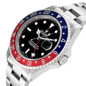 Rolex GMT-Master men's mirror watch, black dial – view 4