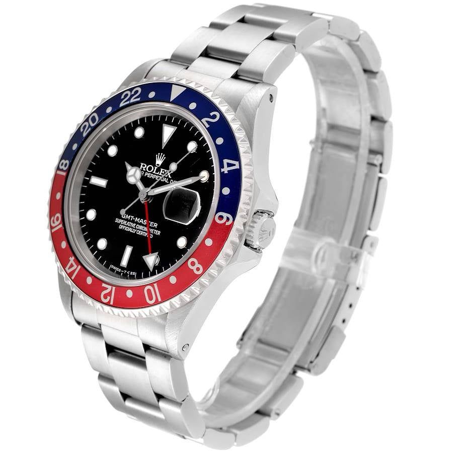 Rolex GMT-Master men's mirror watch, black dial – view 5
