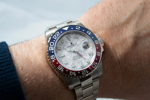 Rolex GMT-Master men's mirror watch, silver dial – view 12