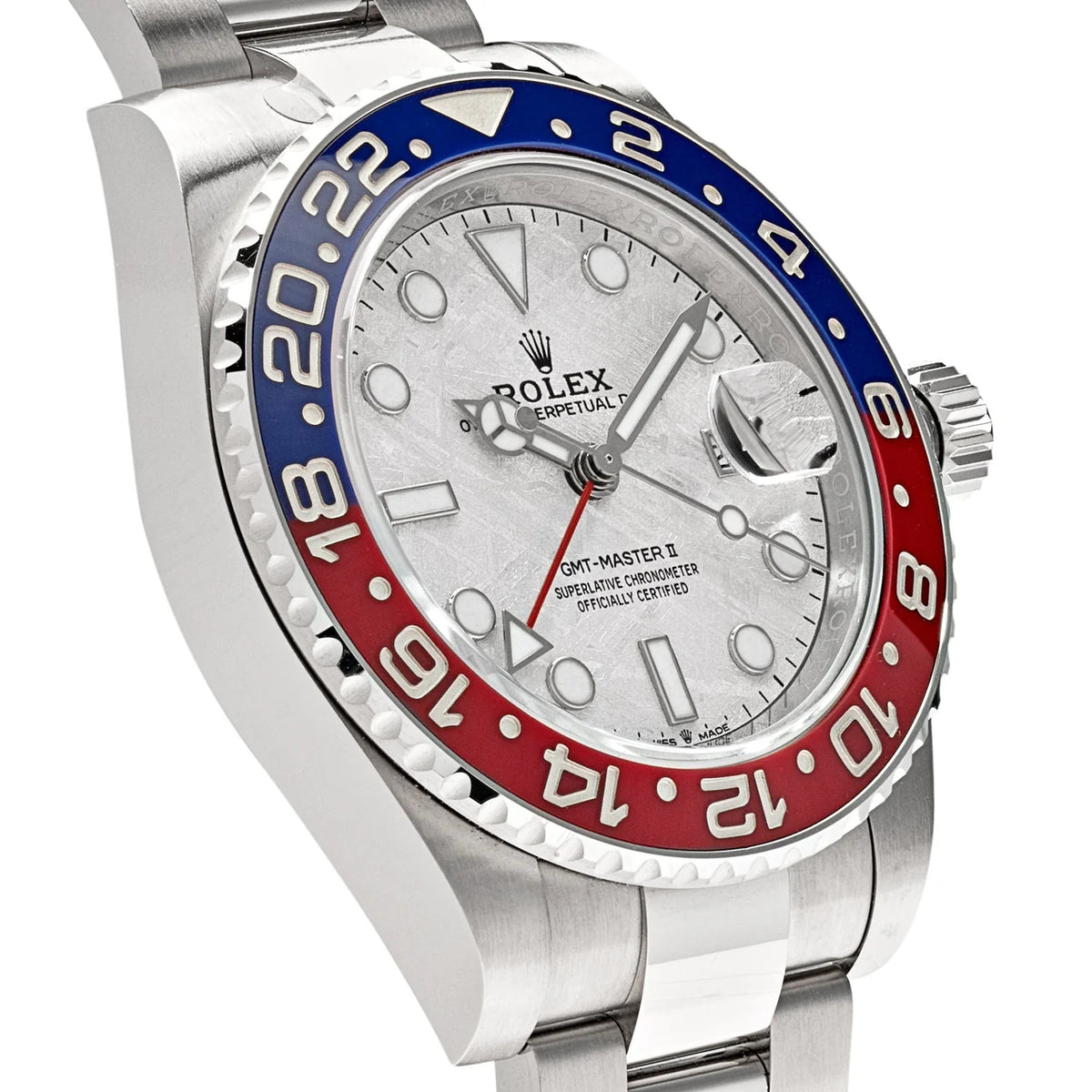 Rolex GMT-Master men's mirror watch, silver dial – view 2