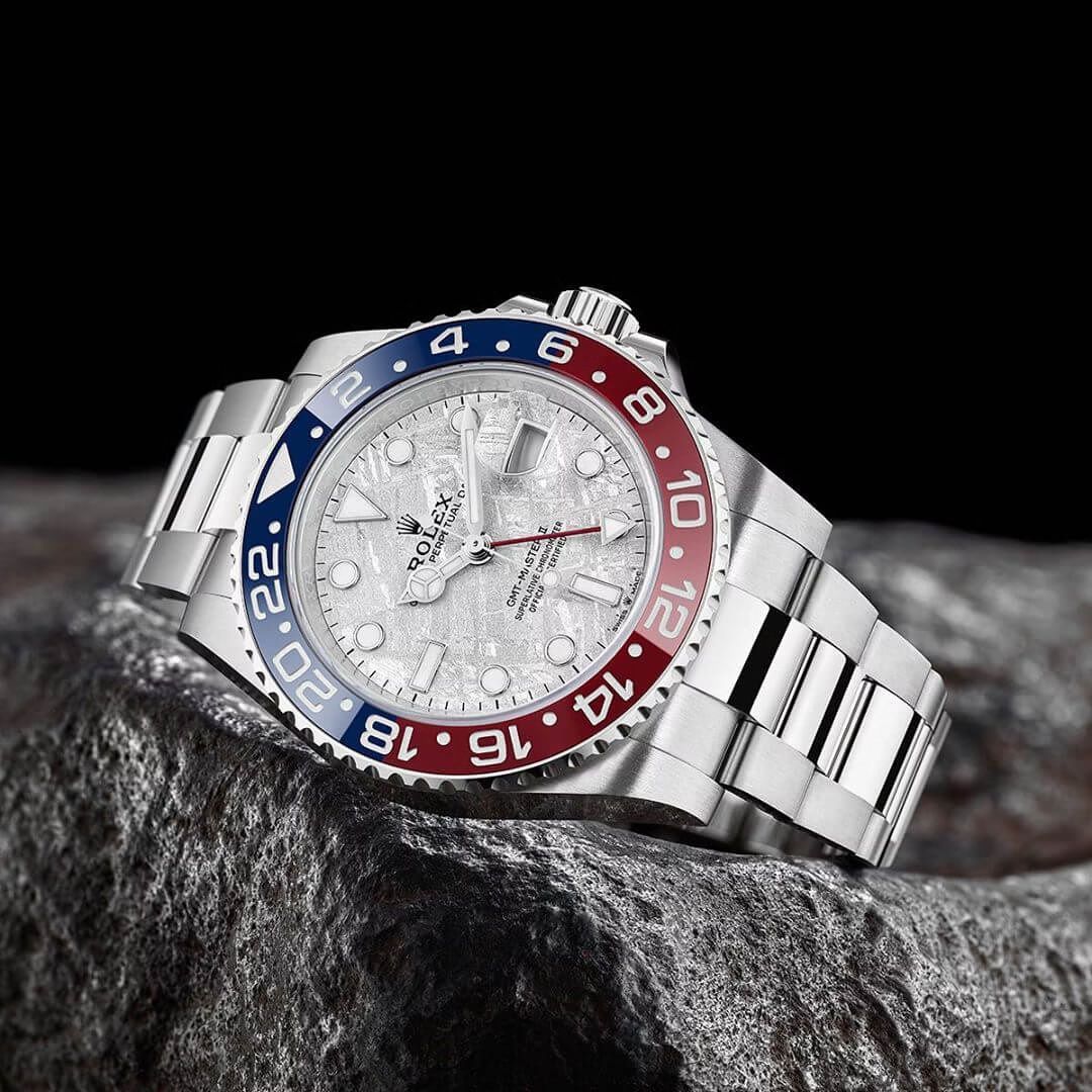 Rolex GMT-Master men's mirror watch, silver dial – view 5