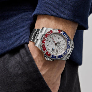 Rolex GMT-Master men's mirror watch, silver dial – view 7