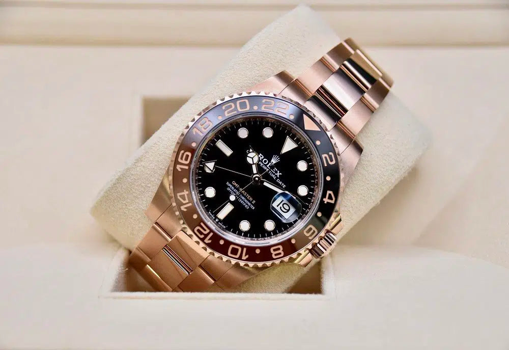 Rolex GMT-Master II men's mirror watch, black dial – view 5