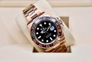 Rolex GMT-Master II men's mirror watch, black dial – view 6