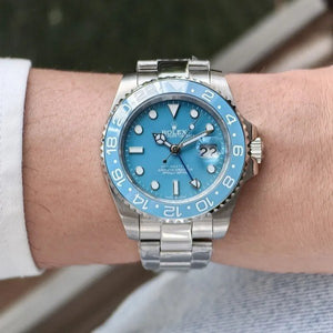 Rolex GMT-Master men's mirror watch, ice blue dial – view 4