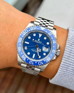 Rolex GMT-Master men's mirror watch, blue dial – view 2