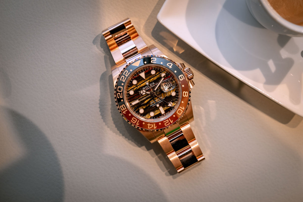 Rolex GMT-Master II men's mirror watch, copper dial – view 11