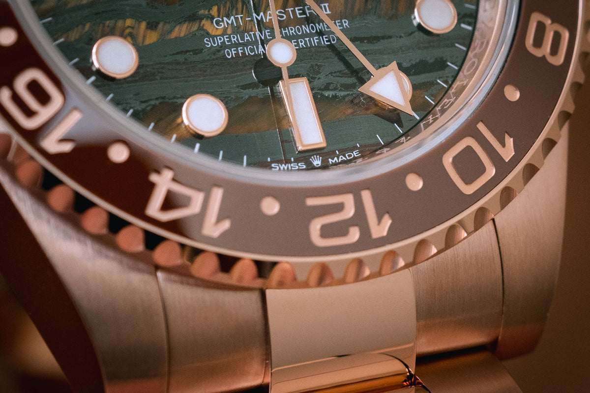 Rolex GMT-Master II men's mirror watch, copper dial – view 7