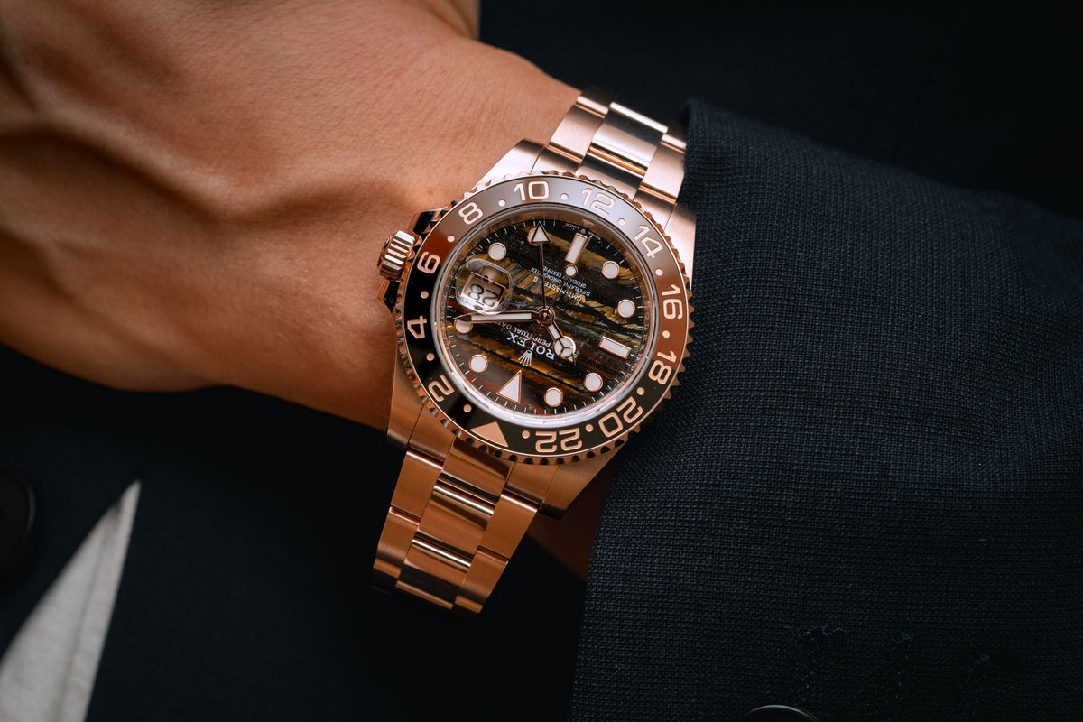 Rolex GMT-Master II men's mirror watch, copper dial – view 9