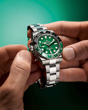 Rolex GMT-Master men's mirror watch, green dial – view 5