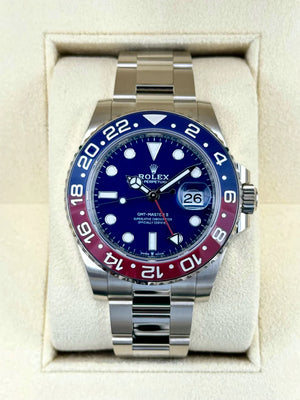 Rolex GMT-Master men's mirror watch, blue dial – view 2