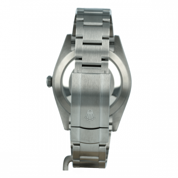 Rolex Oyster Perpetual men's mirror watch, red dial – view 5