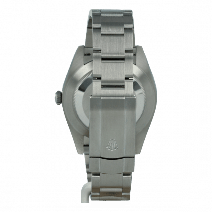 Rolex Oyster Perpetual men's mirror watch, yellow dial – view 5