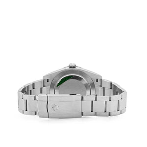 Rolex Oyster Perpetual men's mirror watch, yellow dial – view 6