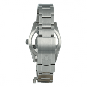 Rolex Oyster Perpetual men's mirror watch, black dial – view 5