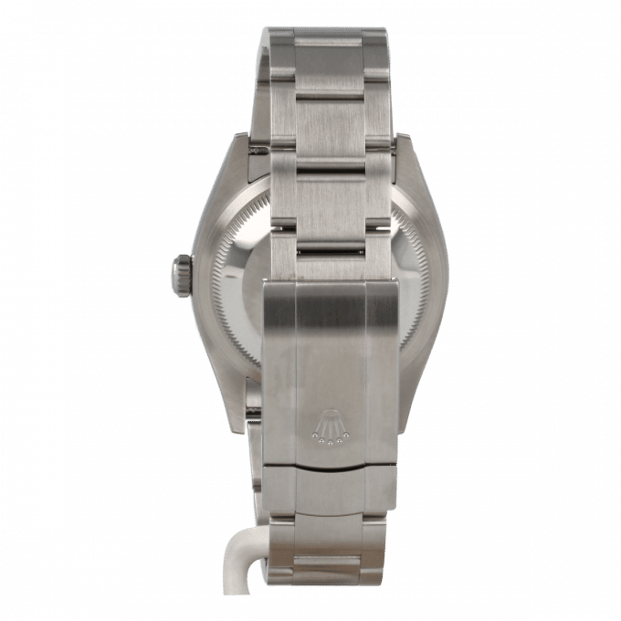 Rolex Oyster Perpetual men's mirror watch, pink dial – view 5