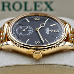 Rolex Perpetual 1908 men's mirror watch, black dial – view 3