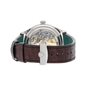 Rolex Perpetual 1908 men's mirror watch, white dial – view 4