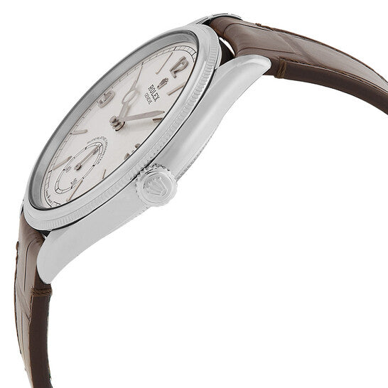 Rolex Perpetual 1908 men's mirror watch, white dial – view 5