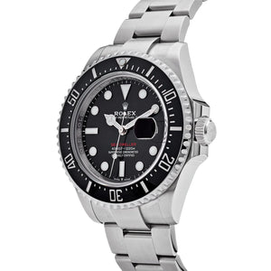 Rolex Sea-Dweller men's mirror watch, black dial – view 3