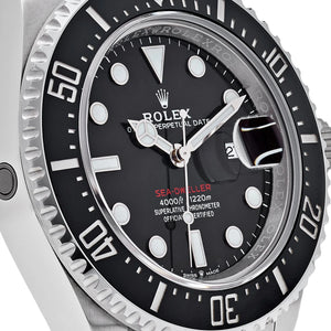 Rolex Sea-Dweller men's mirror watch, black dial – view 9