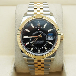 Rolex Sky-Dweller 42mm men's mirror watch, black dial – view 6