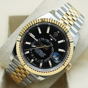 Rolex Sky-Dweller 42mm men's mirror watch, black dial – view 7