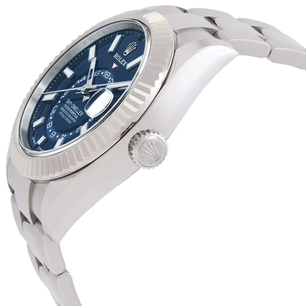 Rolex Sky-Dweller 42mm men's mirror watch, blue dial – view 8