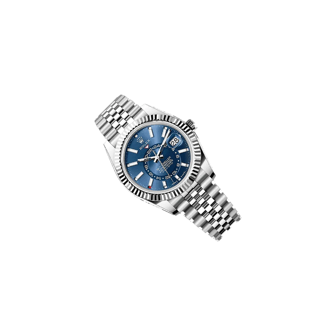 Rolex Sky-Dweller 42mm men's mirror watch, blue dial – view 5
