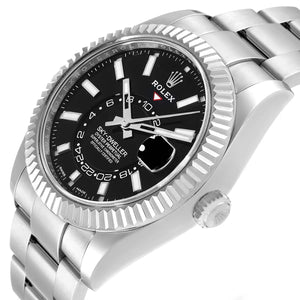 Rolex Sky-Dweller men's mirror watch, black dial – view 10
