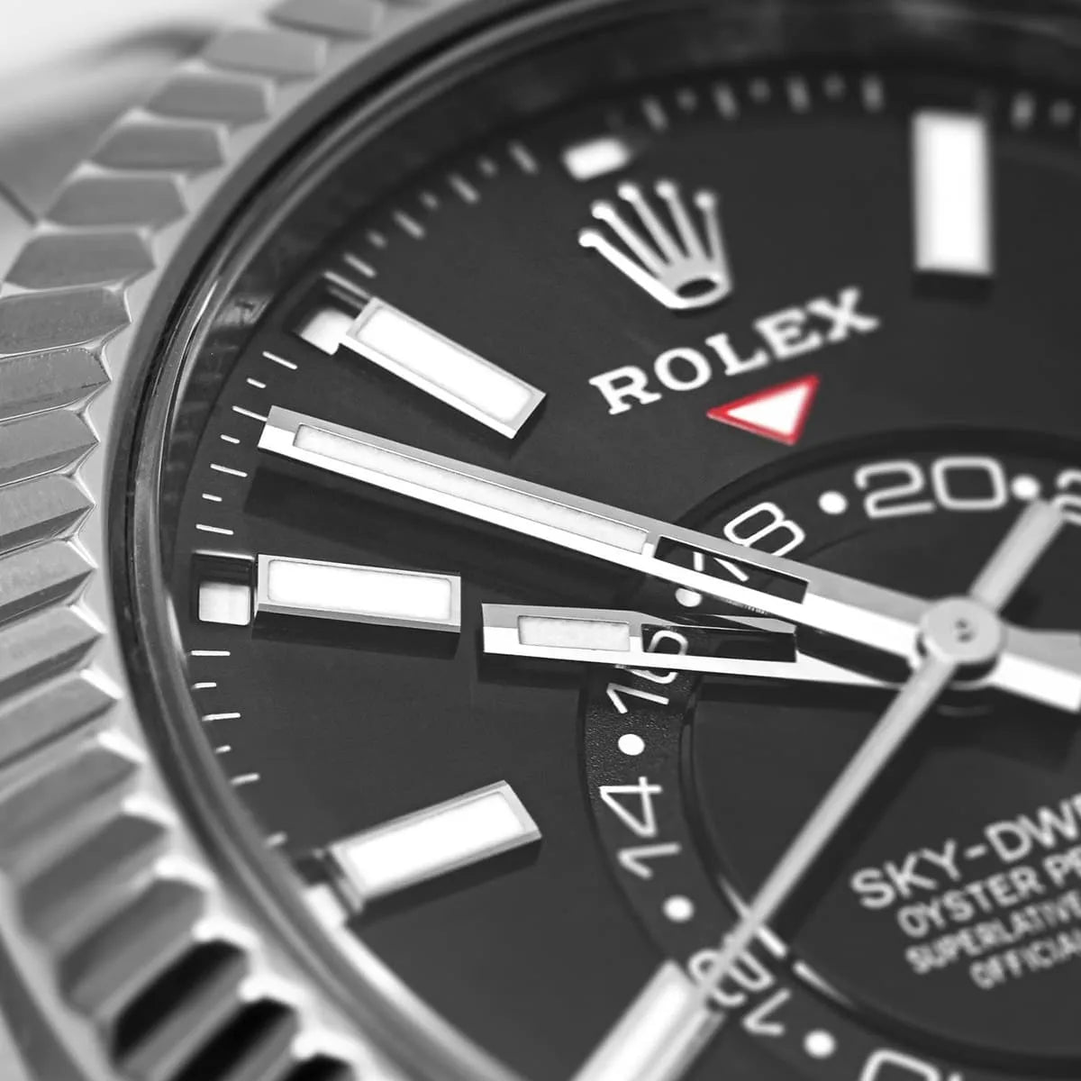 Rolex Sky-Dweller men's mirror watch, black dial – view 12