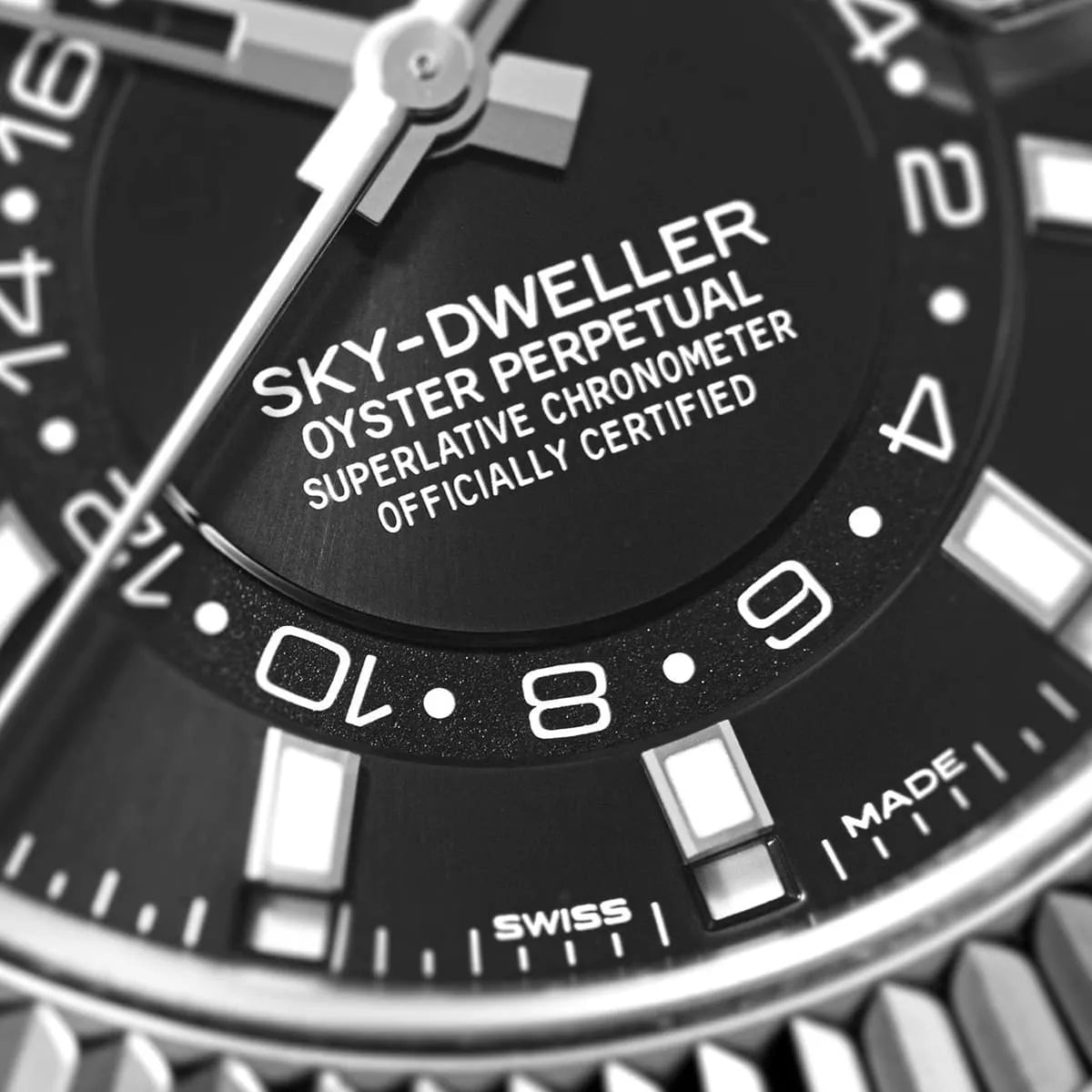 Rolex Sky-Dweller men's mirror watch, black dial – view 13