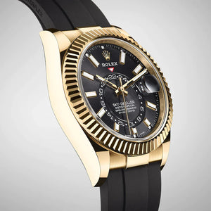 Rolex Sky-Dweller men's mirror watch, black dial – view 13