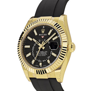 Rolex Sky-Dweller men's mirror watch, black dial – view 2