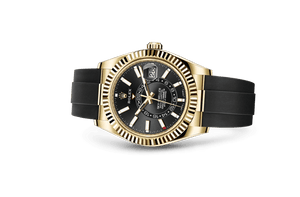Rolex Sky-Dweller men's mirror watch, black dial – view 4