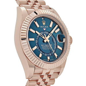 Rolex Sky-Dweller men's mirror watch, blue dial – view 2