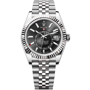Rolex Sky-Dweller 43mm men's mirror watch, black dial – view 2