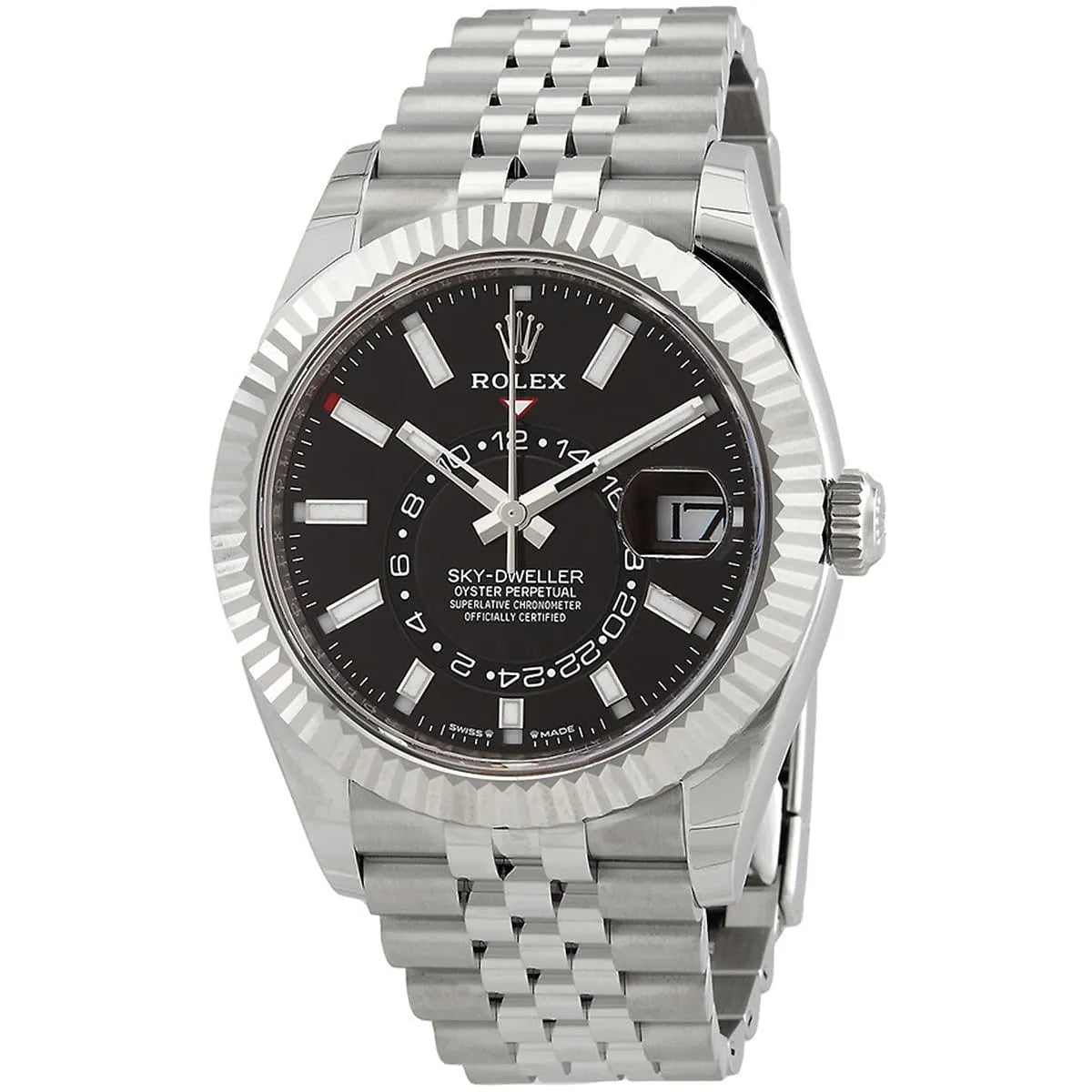 Rolex Sky-Dweller 43mm men's mirror watch, black dial – view 4