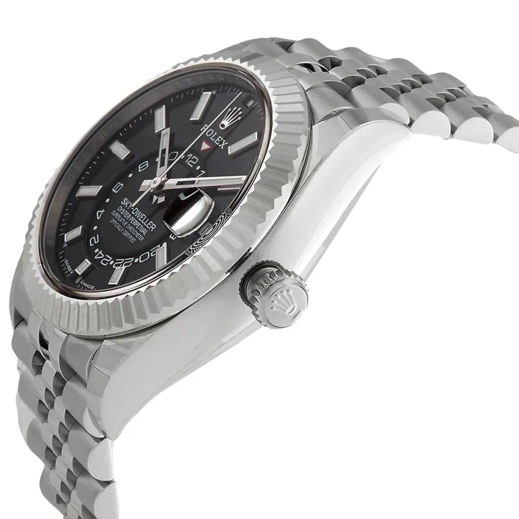 Rolex Sky-Dweller 43mm men's mirror watch, black dial – view 5