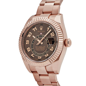 Rolex Sky-Dweller men's mirror watch, copper dial – view 2