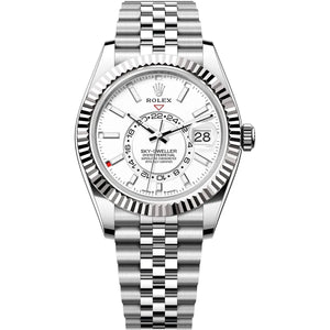 Rolex Sky-Dweller 43mm men's mirror watch, white dial – view 2