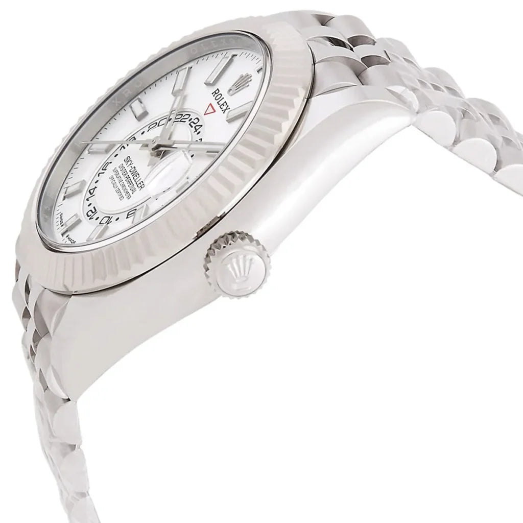 Rolex Sky-Dweller 43mm men's mirror watch, white dial – view 7