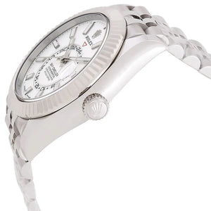 Rolex Sky-Dweller 43mm men's mirror watch, white dial – view 7