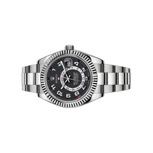 Rolex Sky-Dweller 42mm men's mirror watch, black Arabic numeral dial – view 4