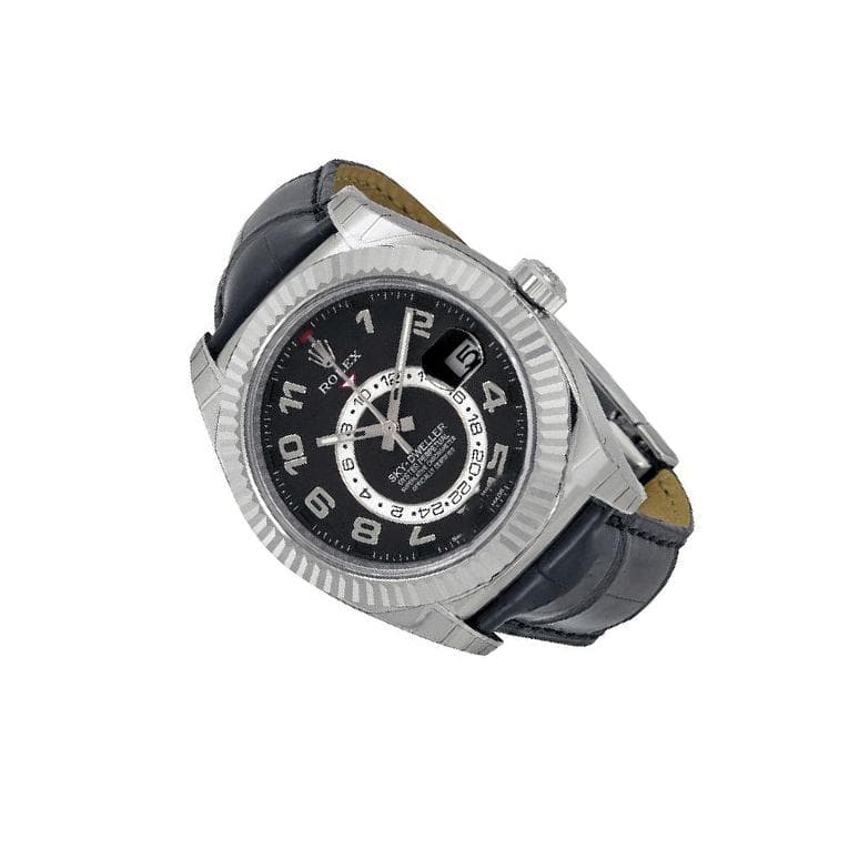 Rolex Sky-Dweller 42mm men's mirror watch, black Arabic numeral dial – view 5
