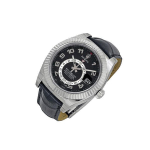Rolex Sky-Dweller 42mm men's mirror watch, black Arabic numeral dial – view 6