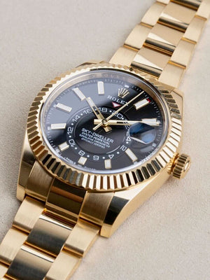 Rolex Sky-Dweller 42mm men's mirror watch, black dial – view 4
