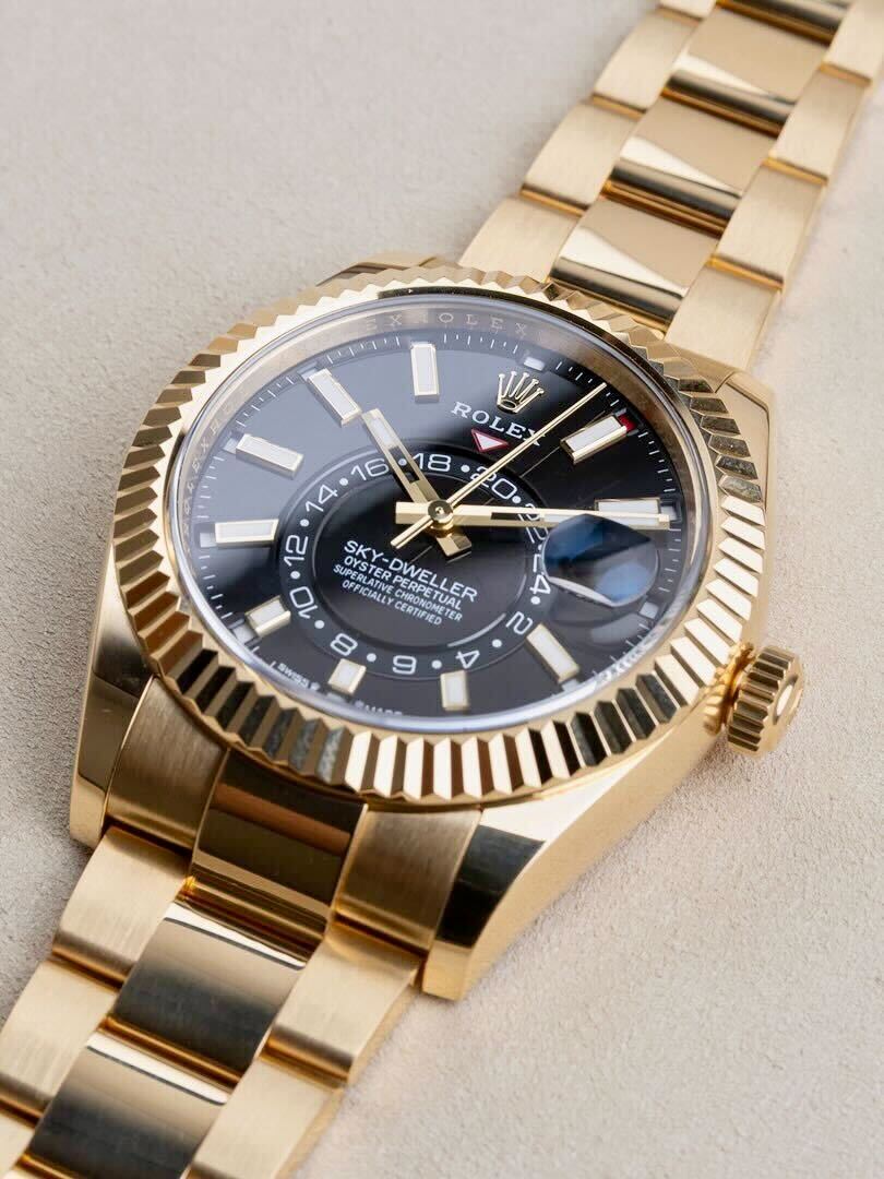 Rolex Sky-Dweller 42mm men's mirror watch, black dial – view 4